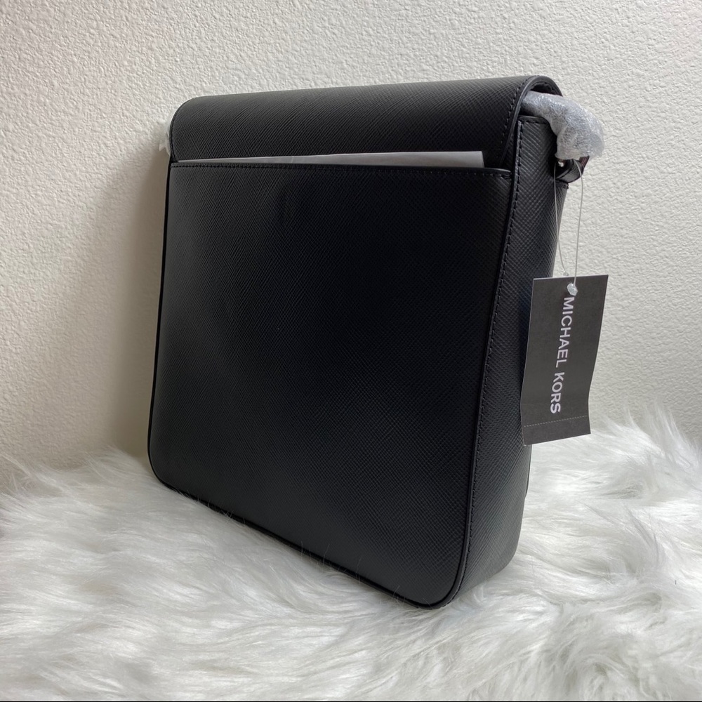 Michael Kors Men’s Leather Messenger Bag - Picture 6 of 9